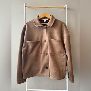 Sincerely Jules Tan Button-Up Jacket